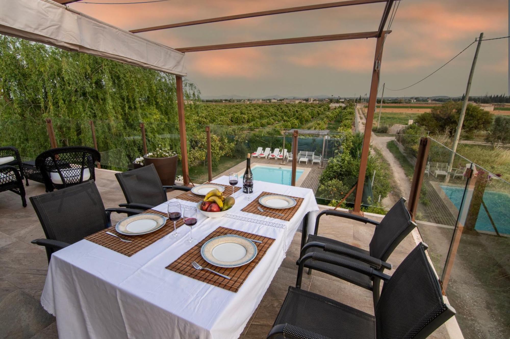 Els Tarongers Perfect For Families Or Friends Villa Sa Pobla Bagian luar foto
